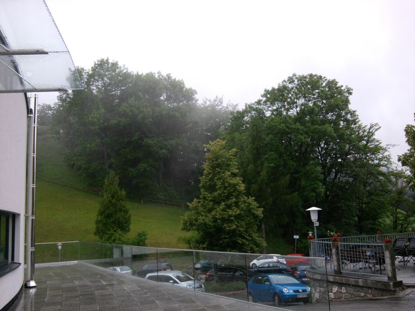 Selbst der Schießkogel versteckt!